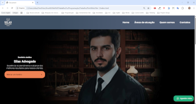 [Imagem do site para um escritório de advocacia]