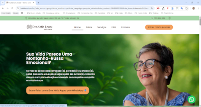 [Imagem do site para uma psicóloga]